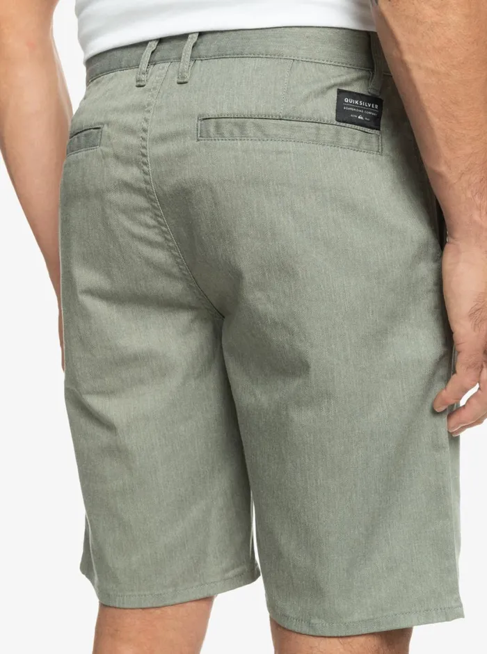 Quiksilver Everyday Union Stretch Chino 20034 Shorts Light Grey Heather Mens Shorts and Amphibians Quiksilver Everyday Union Stretch Chino 20034 Shorts Light Grey Heather Mens Shorts and Amphibians