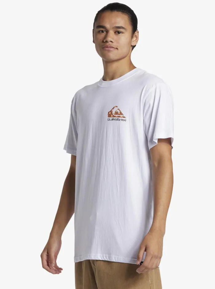 Quiksilver Funky Filler TShirt White Mens Tees Quiksilver Funky Filler TShirt White Mens Tees