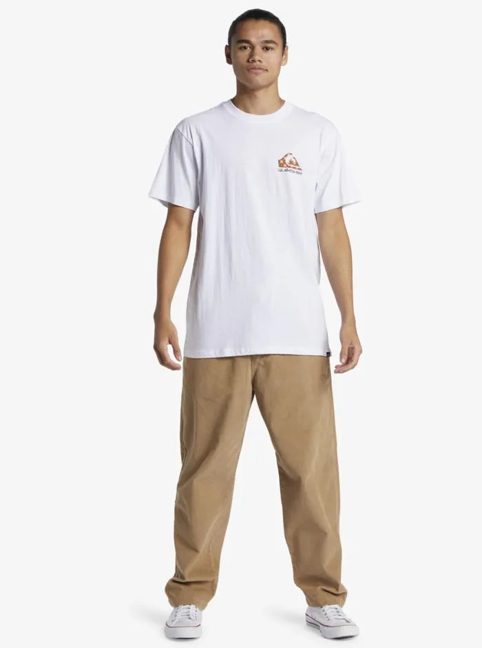 Quiksilver Funky Filler TShirt White Mens Tees Quiksilver Funky Filler TShirt White Mens Tees