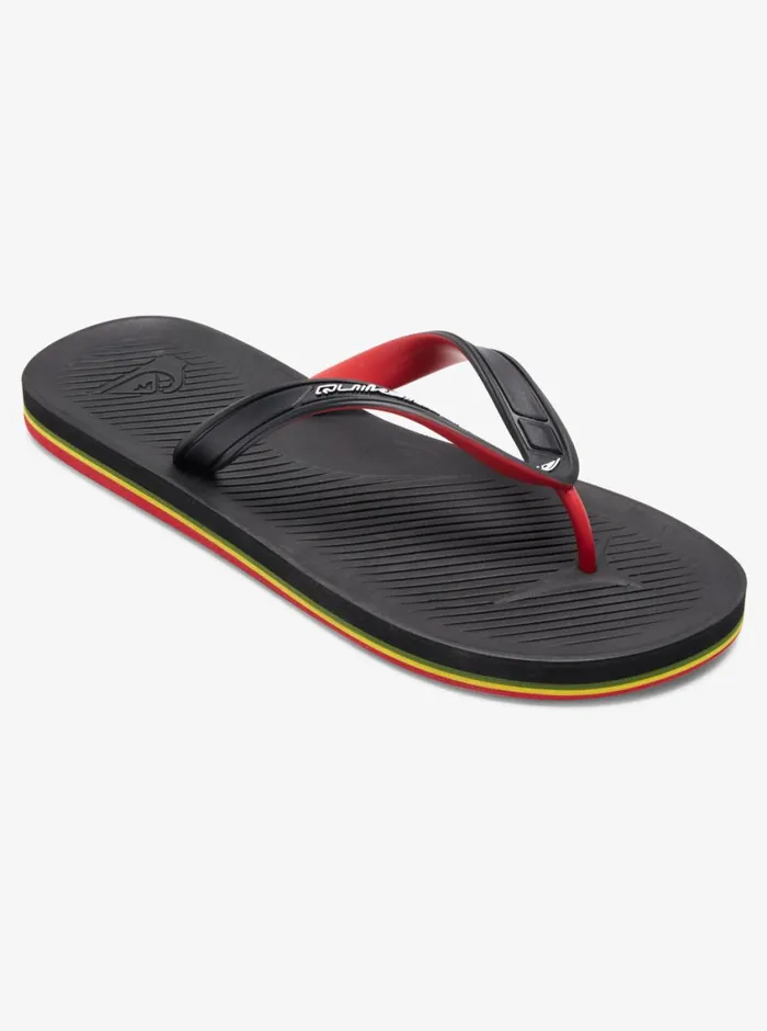 Quiksilver Haleiwa Core FlipFlops Black 3 Mens Sandals