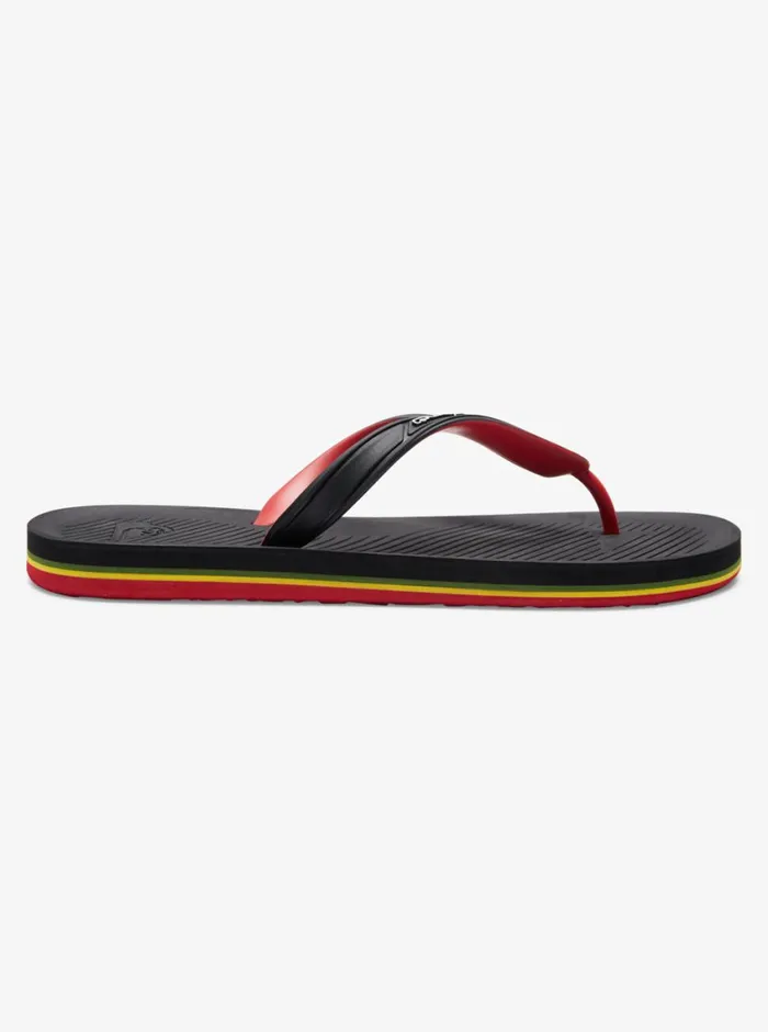 Quiksilver Haleiwa Core FlipFlops Black 3 Mens Sandals Quiksilver Haleiwa Core FlipFlops Black 3 Mens Sandals