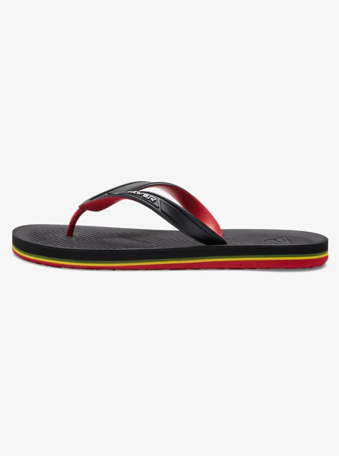 Quiksilver Haleiwa Core FlipFlops Black 3 Mens Sandals Quiksilver Haleiwa Core FlipFlops Black 3 Mens Sandals