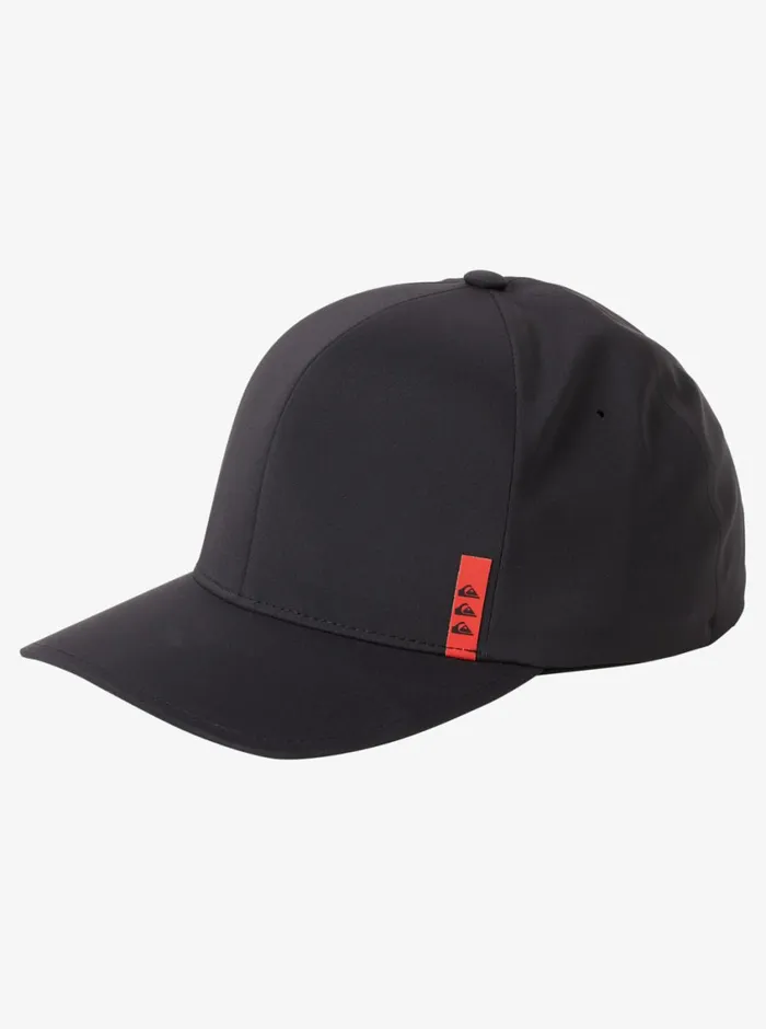 Quiksilver Highline Tech Flexfit Hat Black Mens Hats