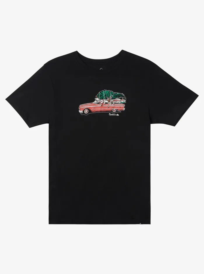 Quiksilver Holidaaayz TShirt Black Mens Tees