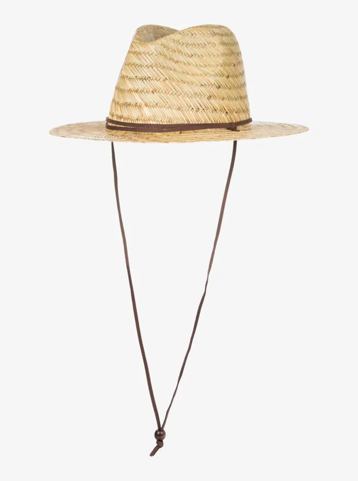 Quiksilver Jettyside Straw Lifeguard Hat Natural Mens Hats