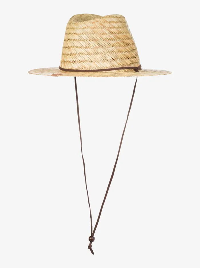 Quiksilver Jettyside Straw Lifeguard Hat Natural Mens Hats
