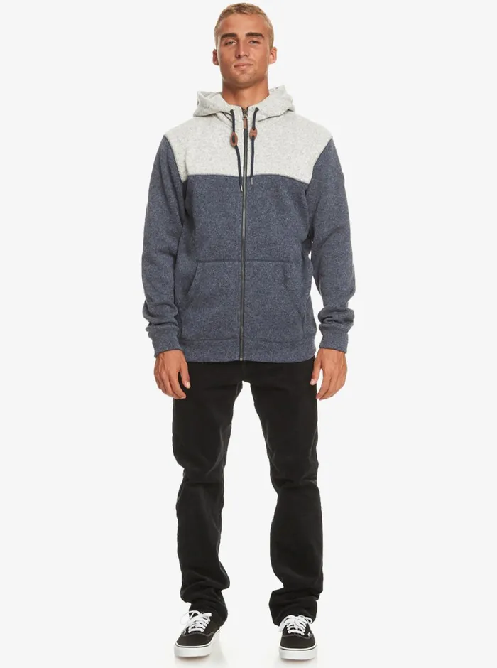Quiksilver Keller ZipUp Hoodie Navy Blazer Heather Mens Sweatshirts and Hoodies Quiksilver Keller ZipUp Hoodie Navy Blazer Heather Mens Sweatshirts and Hoodies