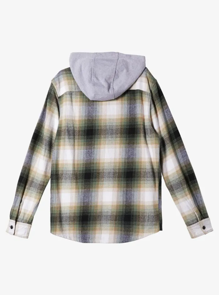 Quiksilver Kinloss Long Sleeve Hooded Shirt Laurel Kinloss Mens Shirts and Polos Quiksilver Kinloss Long Sleeve Hooded Shirt Laurel Kinloss Mens Shirts and Polos
