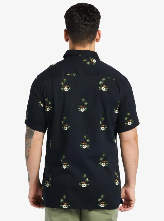 Quiksilver Micronesia Woven Shirt Micronesia Dusk Black MensWaterman Shirts and Polos Quiksilver Micronesia Woven Shirt Micronesia Dusk Black MensWaterman Shirts and Polos