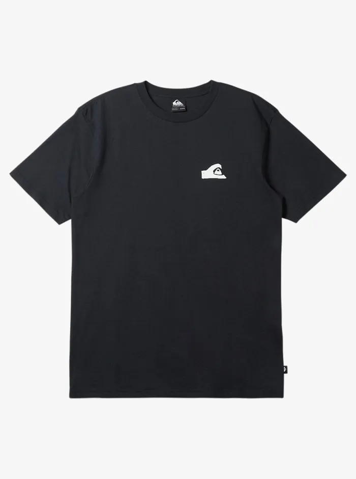 Quiksilver Mikey Logo DNA TShirt Black Mens Tees