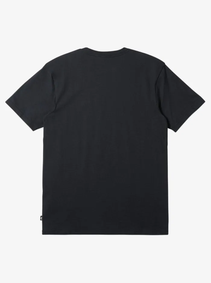 Quiksilver Mikey Logo DNA TShirt Black Mens Tees Quiksilver Mikey Logo DNA TShirt Black Mens Tees