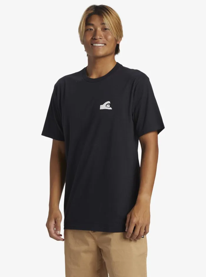 Quiksilver Mikey Logo DNA TShirt Black Mens Tees Quiksilver Mikey Logo DNA TShirt Black Mens Tees
