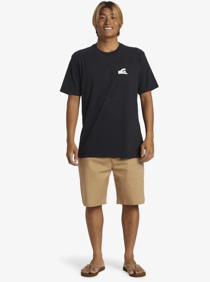 Quiksilver Mikey Logo DNA TShirt Black Mens Tees Quiksilver Mikey Logo DNA TShirt Black Mens Tees