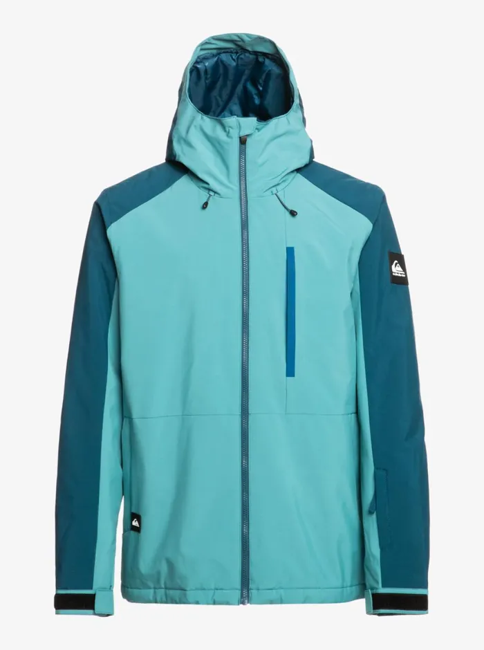 Quiksilver Mission Technical Snow Jacket Brittany Blue Mens Snow Jackets Quiksilver Mission Technical Snow Jacket Brittany Blue Mens Snow Jackets