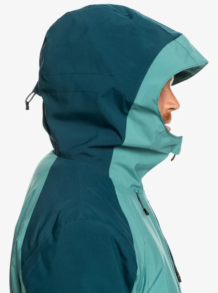 Quiksilver Mission Technical Snow Jacket Brittany Blue Mens Snow Jackets Quiksilver Mission Technical Snow Jacket Brittany Blue Mens Snow Jackets