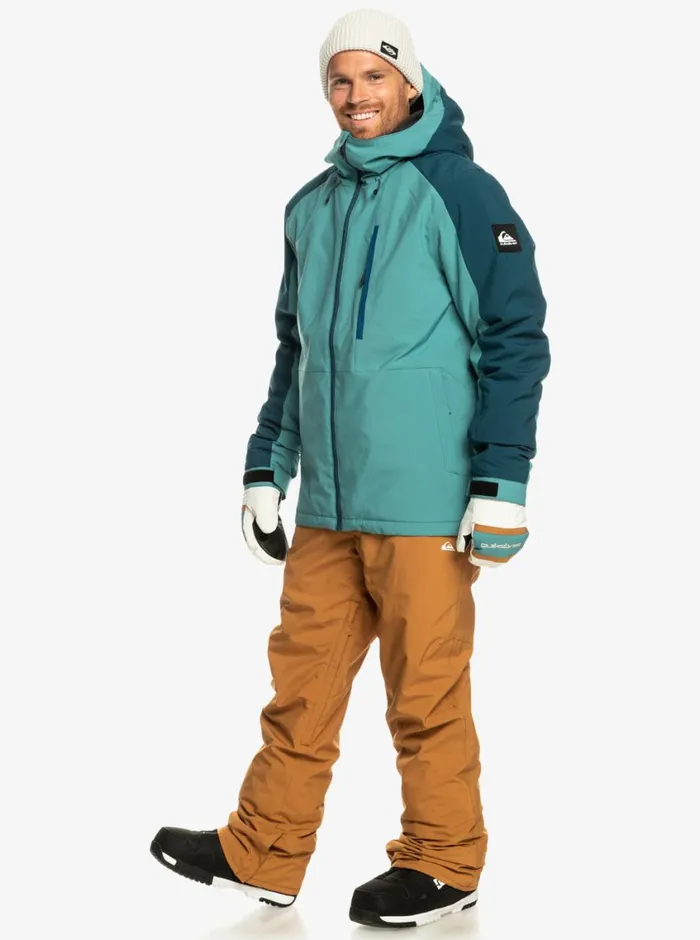 Quiksilver Mission Technical Snow Jacket Brittany Blue Mens Snow Jackets Quiksilver Mission Technical Snow Jacket Brittany Blue Mens Snow Jackets
