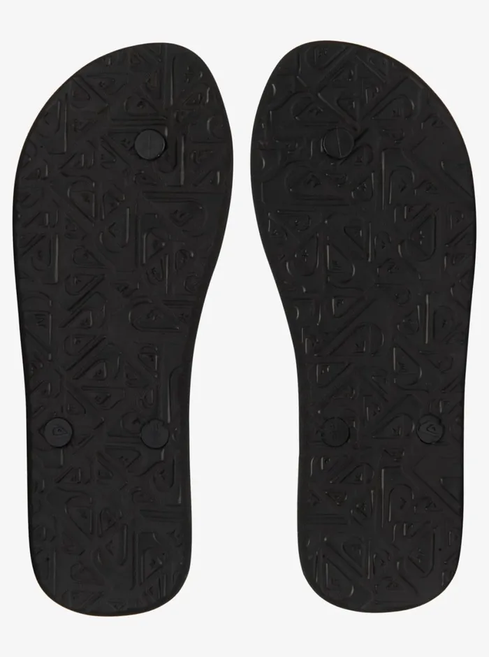 Quiksilver Molokai Recycled FlipFlops Blackblueblack Mens Sandals