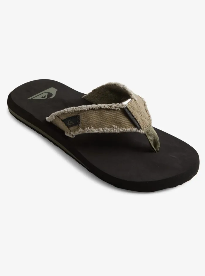 Quiksilver Monkey Abyss Sandals Greenblackbrown Mens Sandals