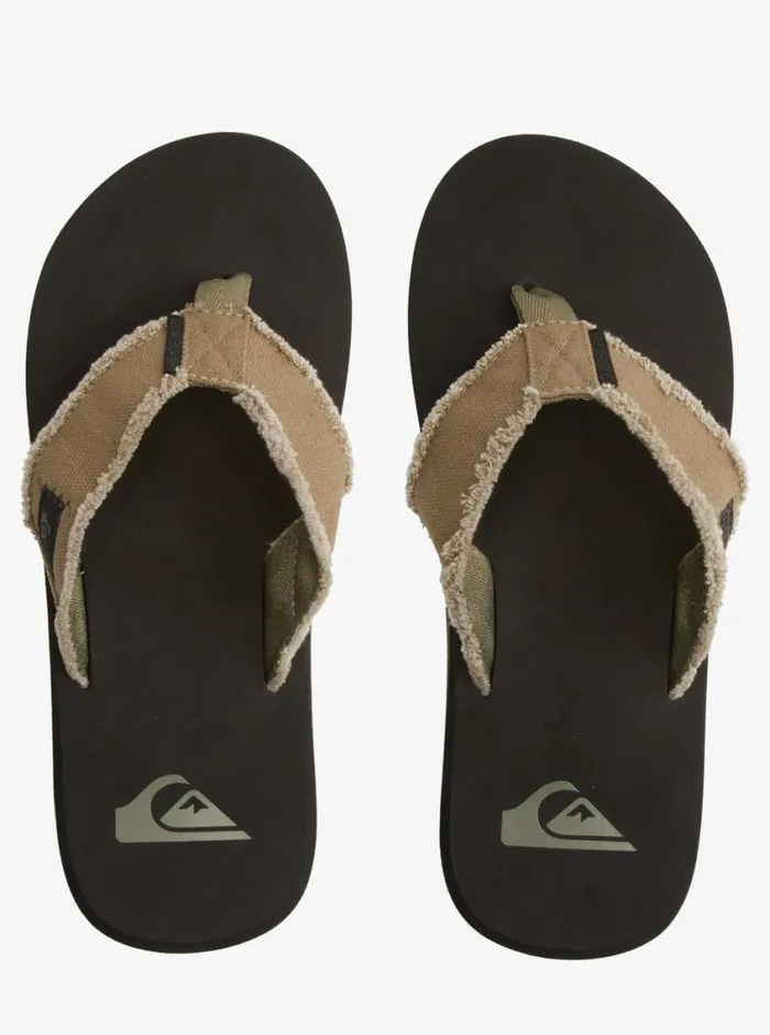 Quiksilver Monkey Abyss Sandals Greenblackbrown Mens Sandals Quiksilver Monkey Abyss Sandals Greenblackbrown Mens Sandals