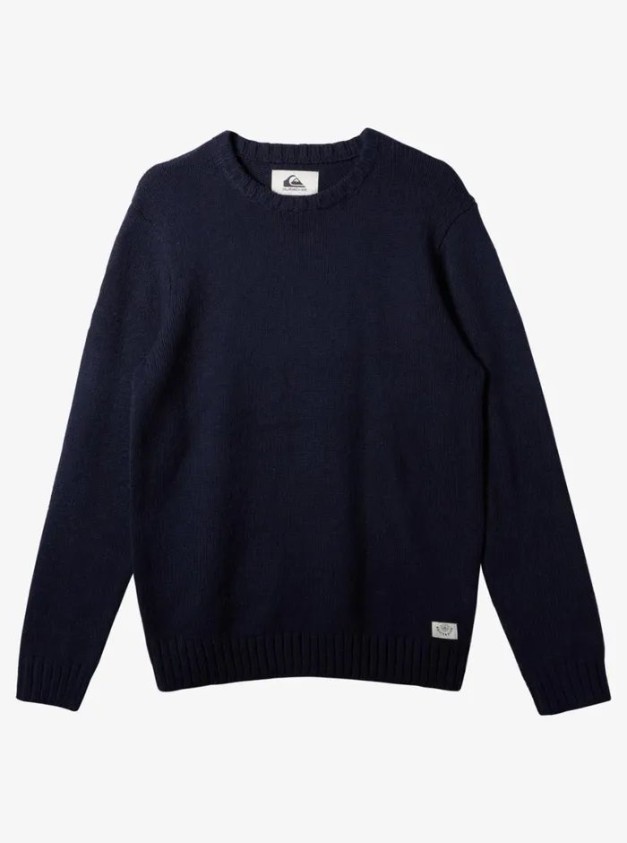Quiksilver Neppy Sweater Navy Blazer Mens Sweatshirts and Hoodies