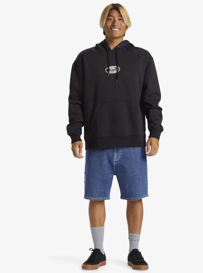 Quiksilver New Instinct Hood Crew Neck Sweatshirt Black Mens Sweatshirts and Hoodies Quiksilver New Instinct Hood Crew Neck Sweatshirt Black Mens Sweatshirts and Hoodies