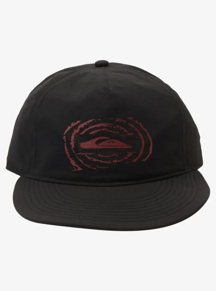Quiksilver Nylo Cap Snapback Hat Black Mens Hats