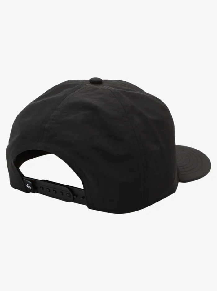 Quiksilver Nylo Cap Snapback Hat Black Mens Hats