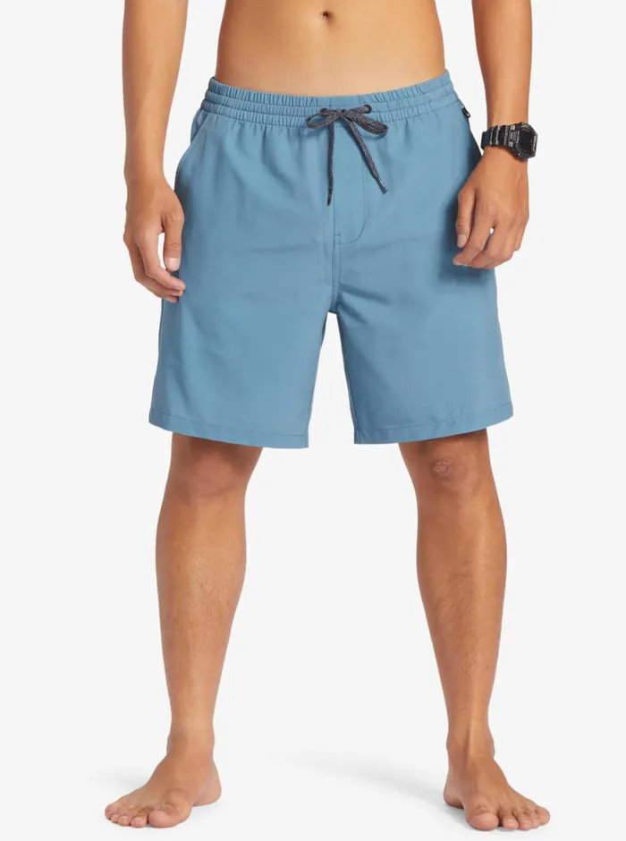 Quiksilver Ocean Elastic Waist 18034 Amphibian Shorts Aegean Blue Mens Shorts and Amphibians