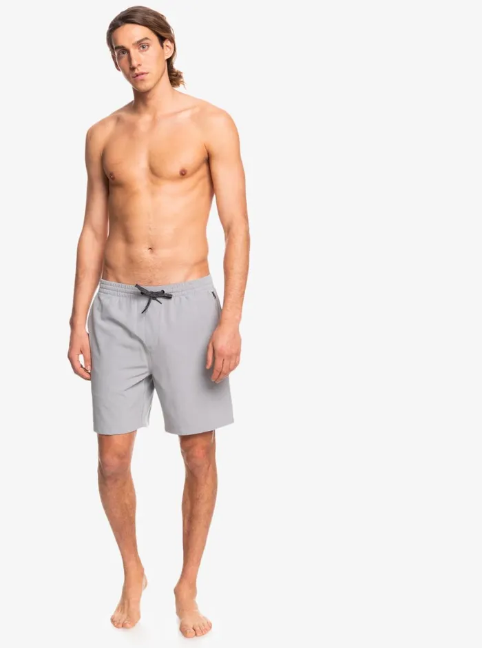 Quiksilver Ocean Elastic Waist 18034 Amphibian Shorts Sleet Mens Shorts and Amphibians Quiksilver Ocean Elastic Waist 18034 Amphibian Shorts Sleet Mens Shorts and Amphibians