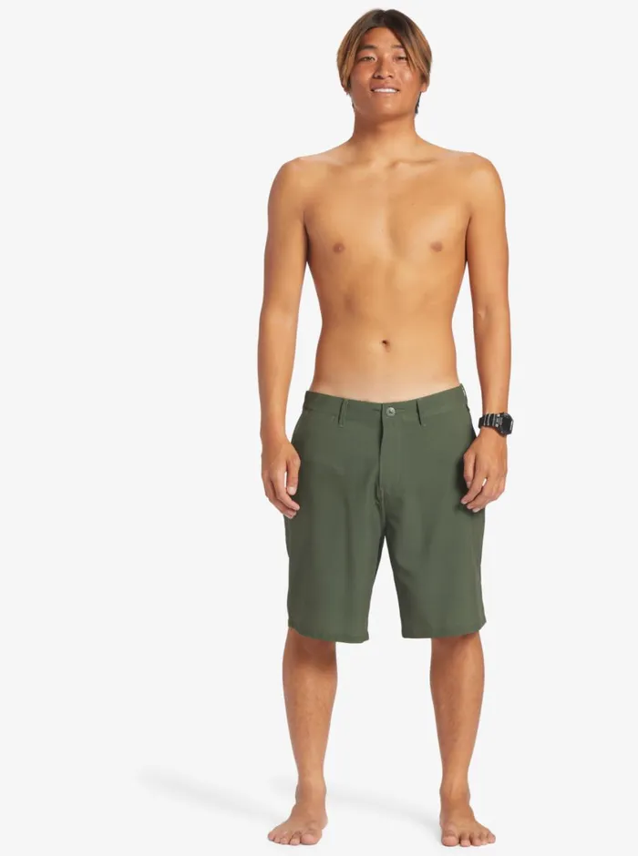 Quiksilver Ocean Union Amphibian 20034 Hybrid Shorts Climbing Ivy Mens Shorts and Amphibians Quiksilver Ocean Union Amphibian 20034 Hybrid Shorts Climbing Ivy Mens Shorts and Amphibians