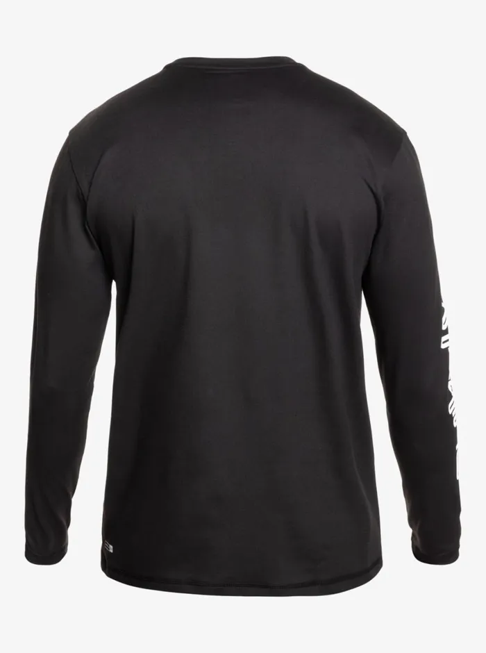 Quiksilver Omni Session Long Sleeve Upf 50 Surf TShirt Black Mens Rashguards Quiksilver Omni Session Long Sleeve Upf 50 Surf TShirt Black Mens Rashguards
