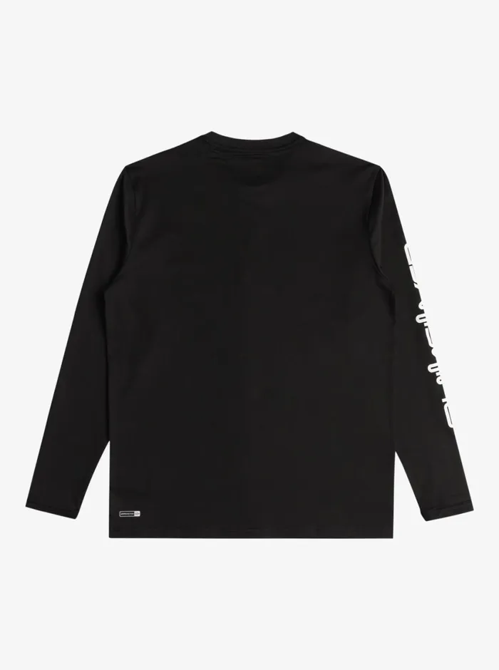 Quiksilver Omni Session Long Sleeve Upf 50 Surf TShirt Black Mens Rashguards Quiksilver Omni Session Long Sleeve Upf 50 Surf TShirt Black Mens Rashguards