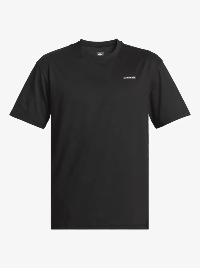 Quiksilver Omni Session UPF 50 Short Sleeve Surf Tee Black Mens Rashguards