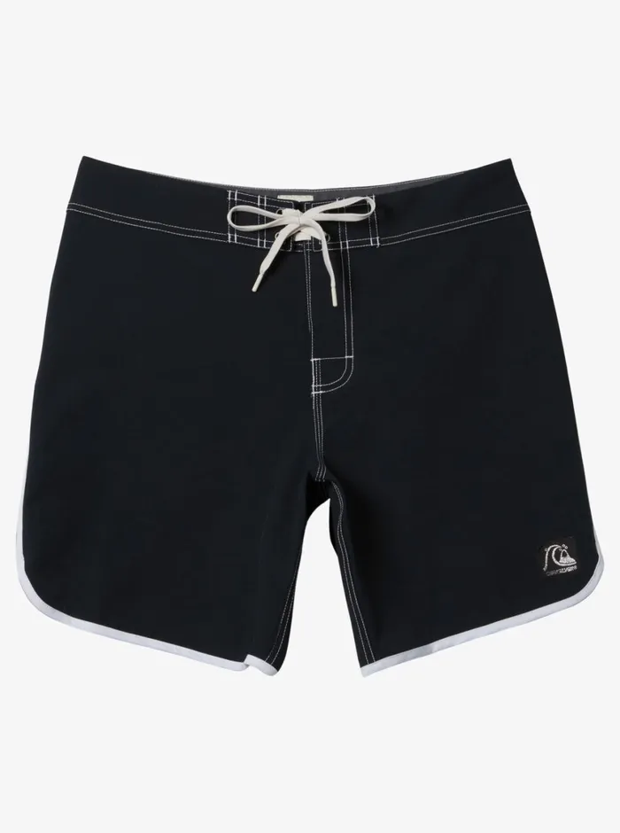 Quiksilver Original Scallop 18034 Boardshorts Black Mens Boardshorts