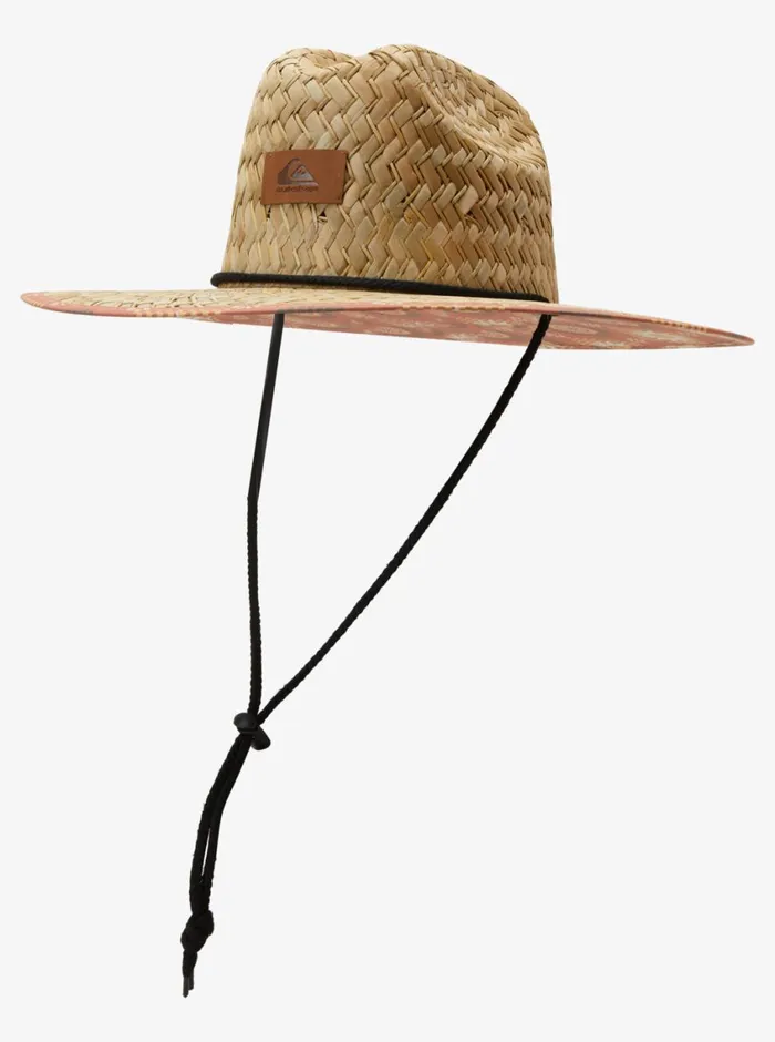 Quiksilver Outsider Straw Lifeguard Hat Baked Clay Mens Hats