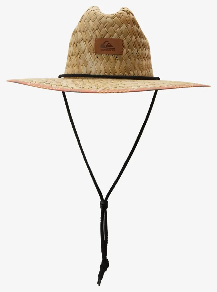 Quiksilver Outsider Straw Lifeguard Hat Baked Clay Mens Hats Quiksilver Outsider Straw Lifeguard Hat Baked Clay Mens Hats