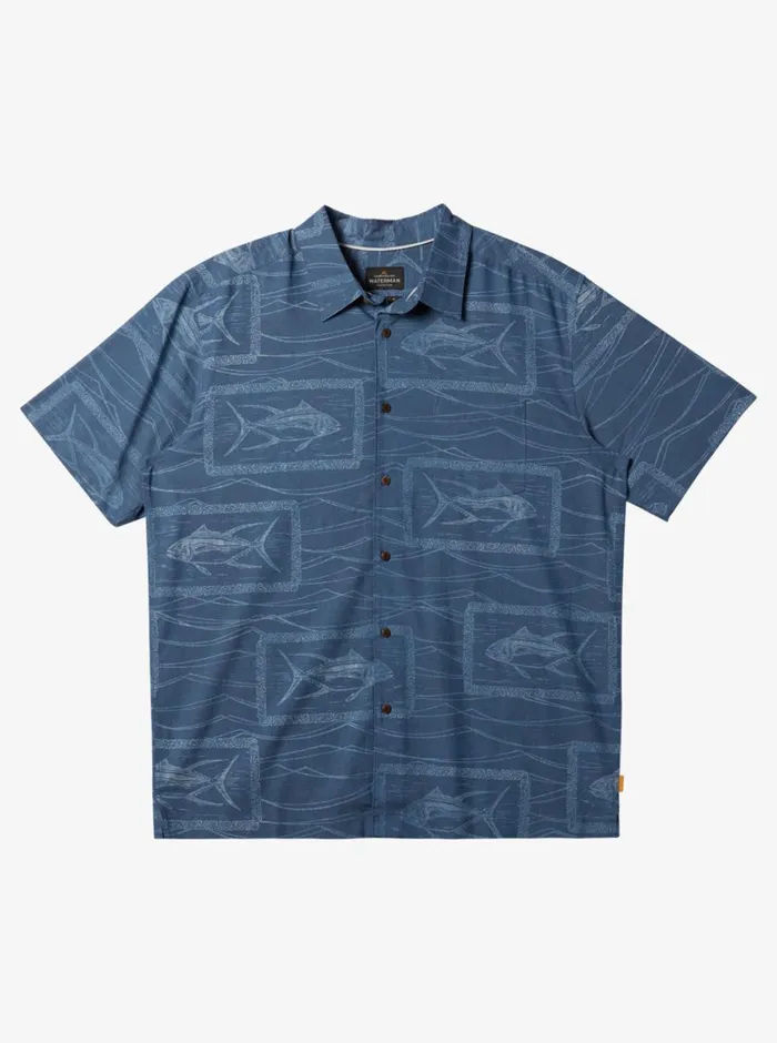Quiksilver Reef Point Woven Shirt Ensign Blue Reef Point Woven MensWaterman Shirts and Polos Quiksilver Reef Point Woven Shirt Ensign Blue Reef Point Woven MensWaterman Shirts and Polos