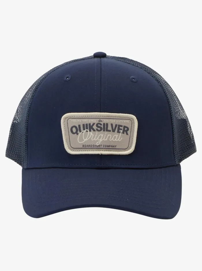 Quiksilver Reeled In Trucker Hat Navy Blazer Mens Hats Quiksilver Reeled In Trucker Hat Navy Blazer Mens Hats