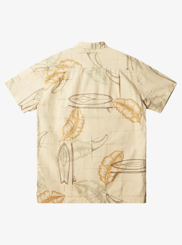 Quiksilver Right Point Short Sleeve Shirt Brown Rice Right Point MensWaterman Shirts and Polos Quiksilver Right Point Short Sleeve Shirt Brown Rice Right Point MensWaterman Shirts and Polos