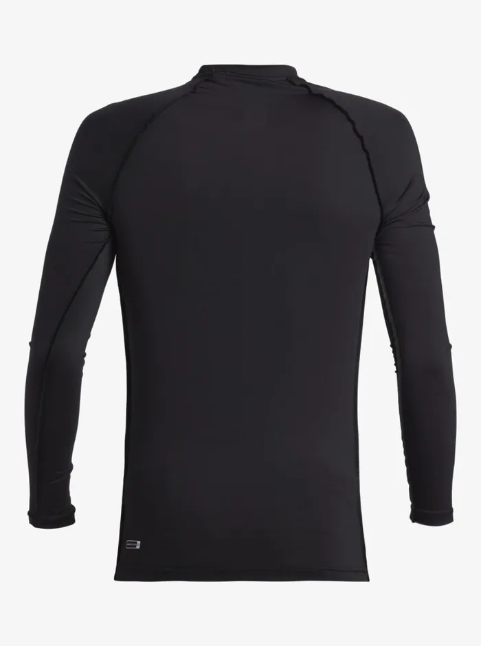 Quiksilver Saturn UPF50 Long Sleeve Surf Tee Black Mens Rashguards