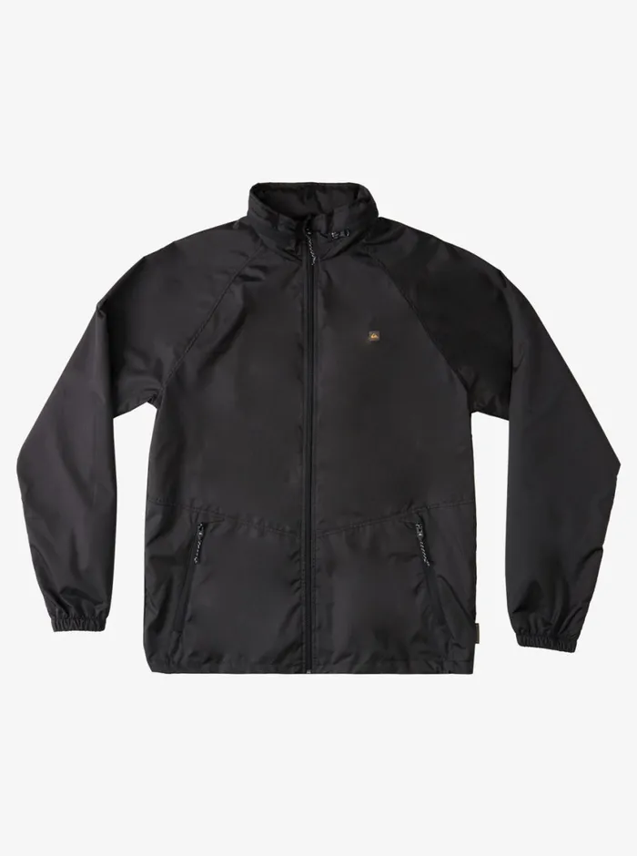 Quiksilver Shell Shock WaterResistant Lightweight Mini Ripstop Windbreaker Black MensWaterman Jackets and Sweatshirts Quiksilver Shell Shock WaterResistant Lightweight Mini Ripstop Windbreaker Black MensWaterman Jackets and Sweatshirts