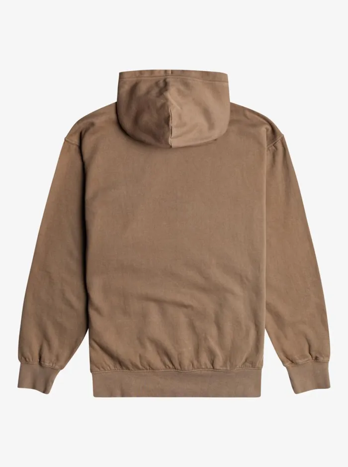 Quiksilver Slab Hoodie Fossil Mens Sweatshirts and Hoodies