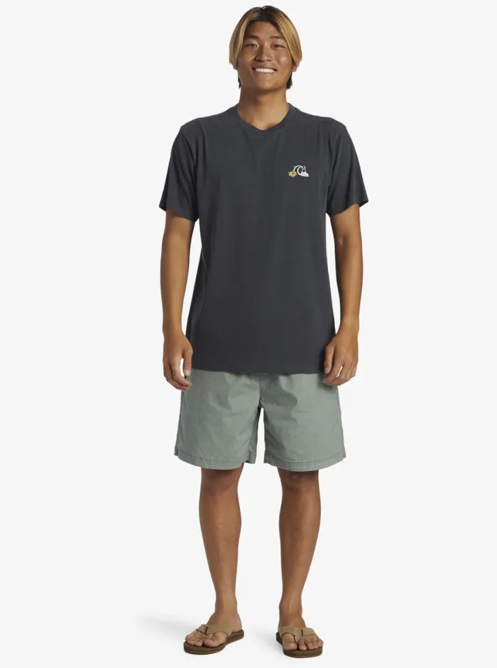 Quiksilver Spaceman TShirt Tarmac Mens Tees Quiksilver Spaceman TShirt Tarmac Mens Tees