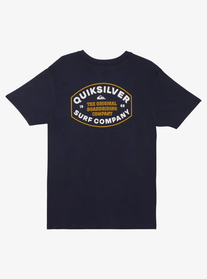 Quiksilver Stay In Bounds TShirt Navy Blazer Mens Tees Quiksilver Stay In Bounds TShirt Navy Blazer Mens Tees