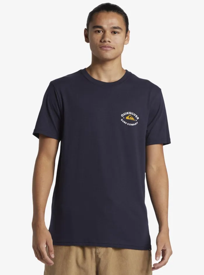 Quiksilver Stay In Bounds TShirt Navy Blazer Mens Tees Quiksilver Stay In Bounds TShirt Navy Blazer Mens Tees