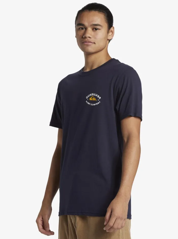 Quiksilver Stay In Bounds TShirt Navy Blazer Mens Tees Quiksilver Stay In Bounds TShirt Navy Blazer Mens Tees