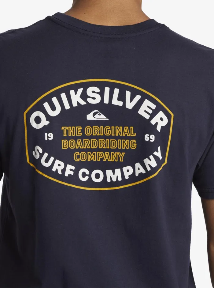 Quiksilver Stay In Bounds TShirt Navy Blazer Mens Tees Quiksilver Stay In Bounds TShirt Navy Blazer Mens Tees