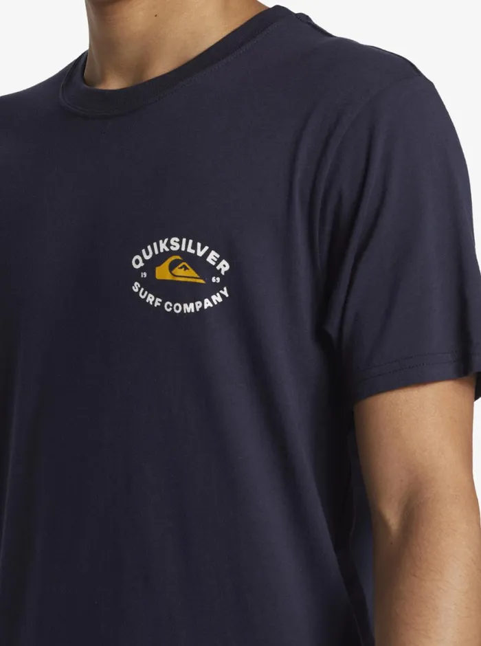 Quiksilver Stay In Bounds TShirt Navy Blazer Mens Tees Quiksilver Stay In Bounds TShirt Navy Blazer Mens Tees