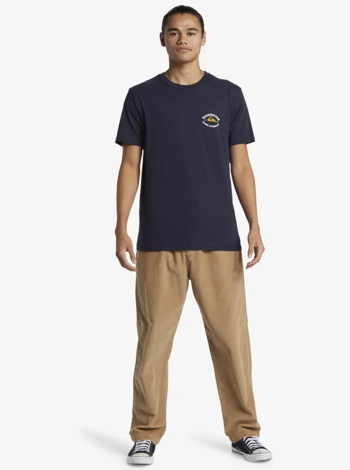 Quiksilver Stay In Bounds TShirt Navy Blazer Mens Tees Quiksilver Stay In Bounds TShirt Navy Blazer Mens Tees