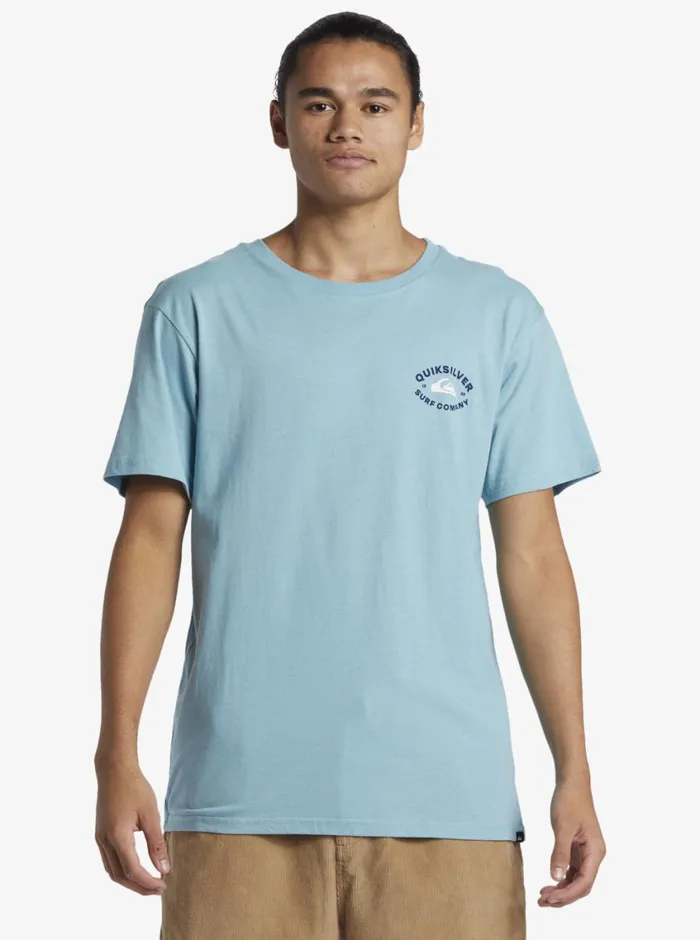 Quiksilver Stay In Bounds TShirt Reef Waters Mens Tees